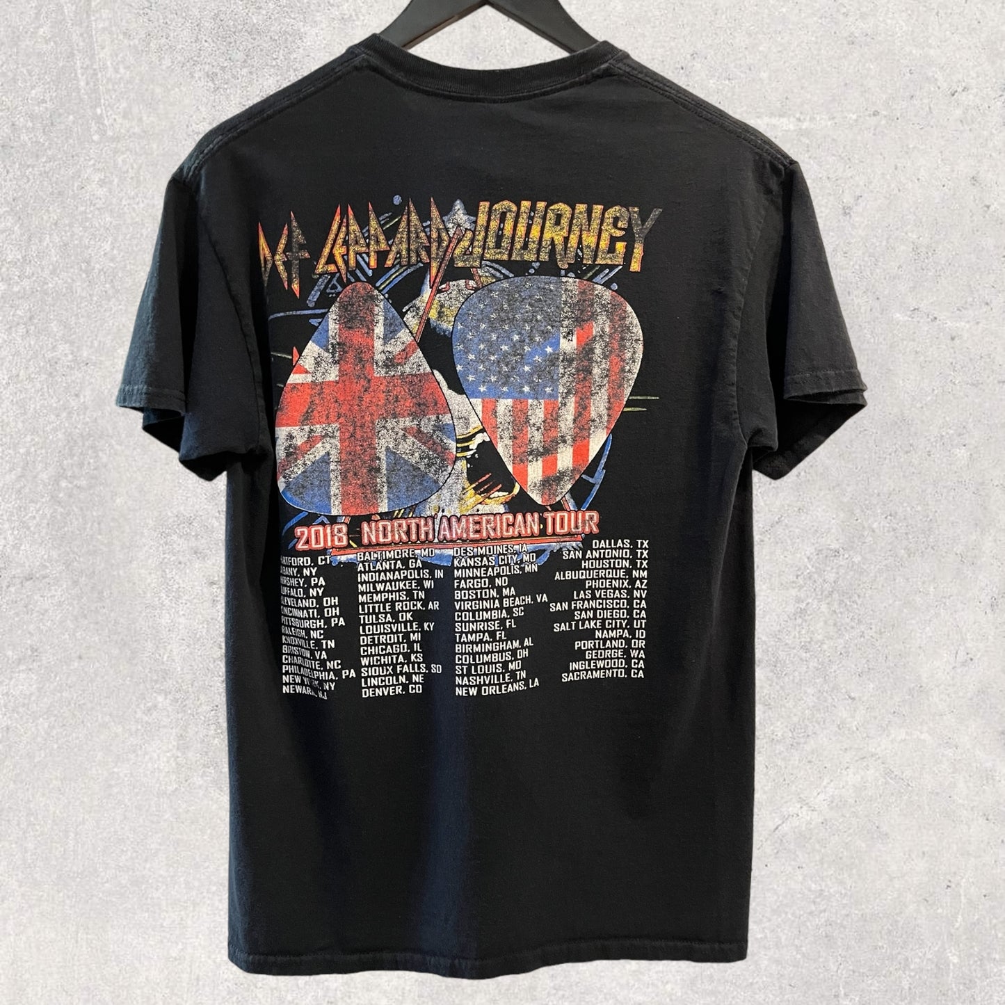 Def Leppard 2018 Bändipaita (M)