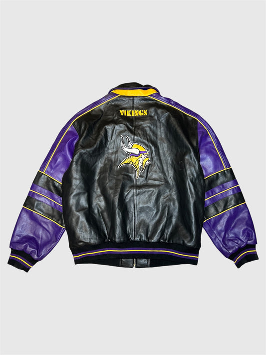 Minnesota Vikings 00s. Vintage Nahkatakki (XL)
