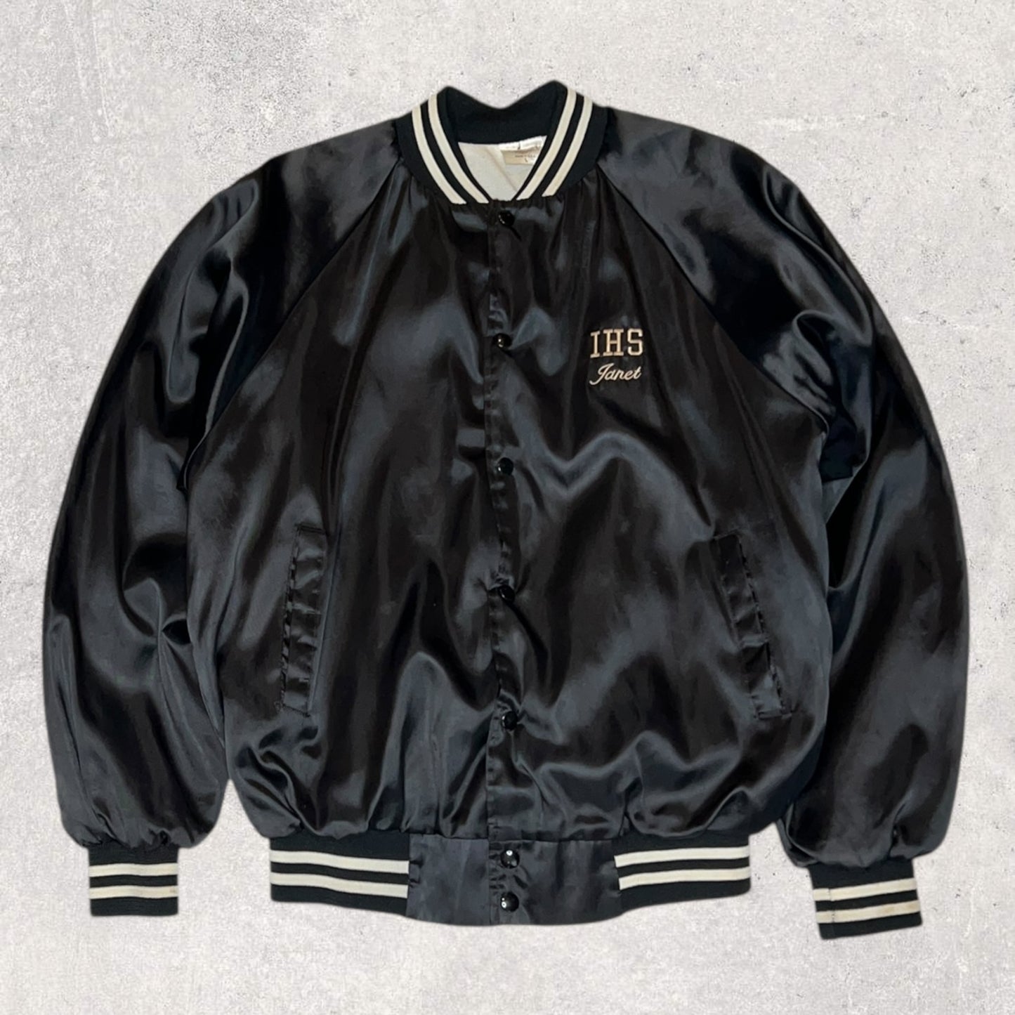 Vintage Ihs Satin Jacket (L)