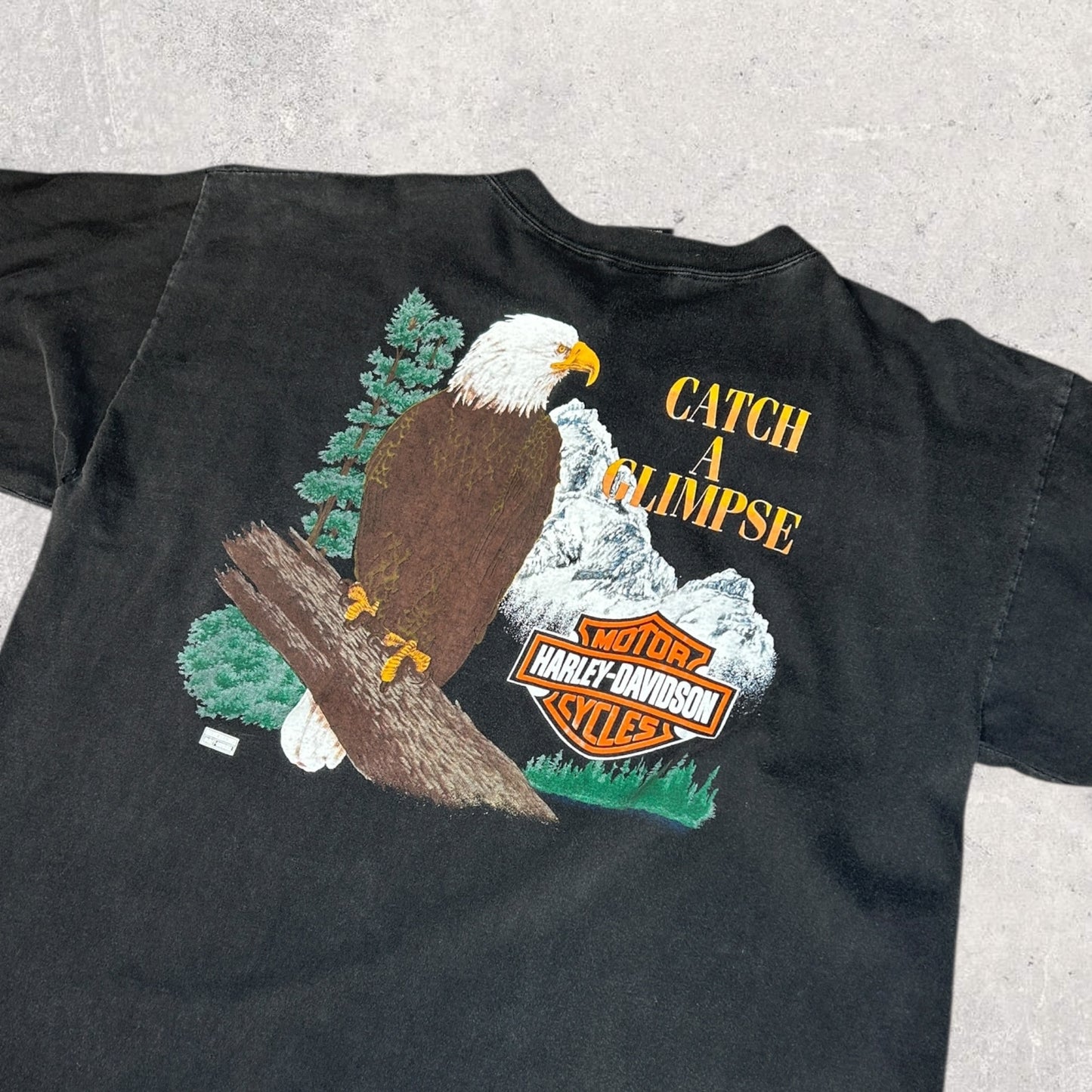 Harley Davidson Catch A Glimpse 80s. T-Paita (XL)
