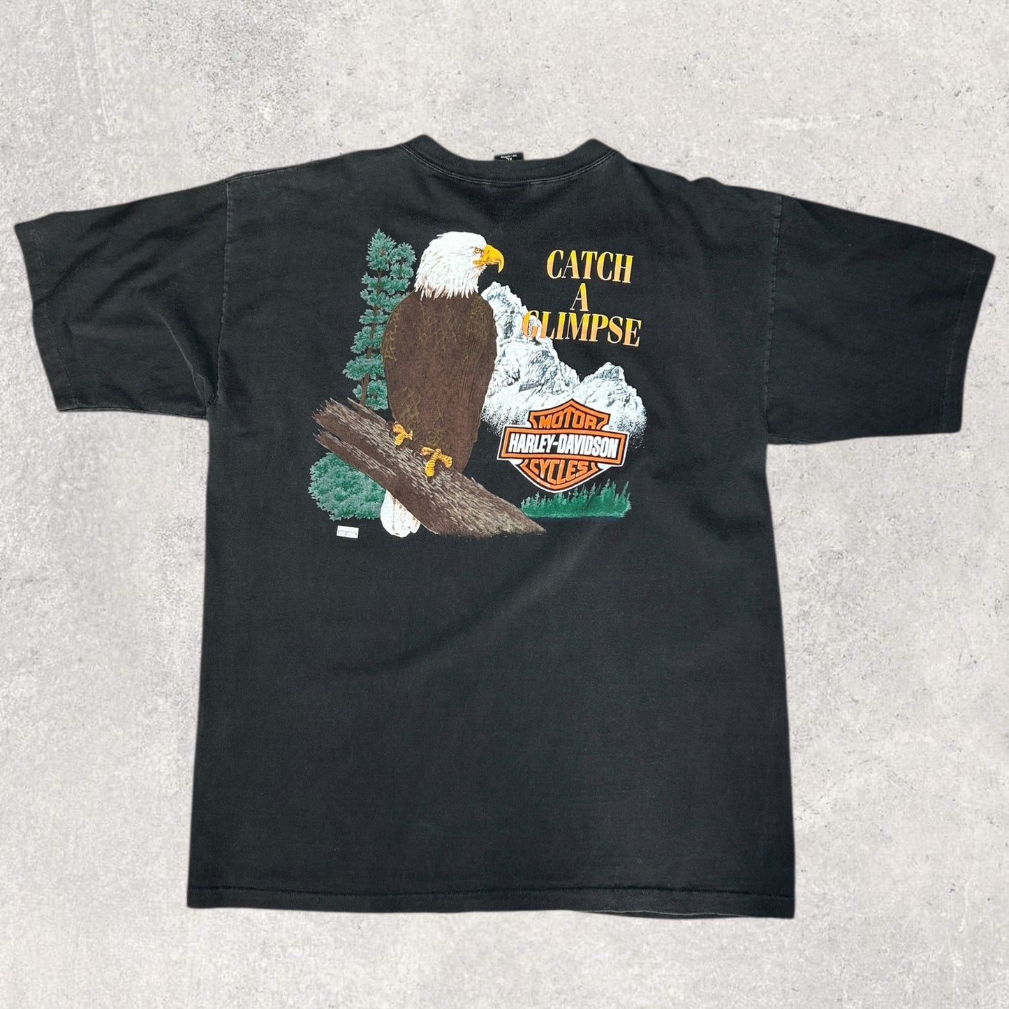 Harley Davidson Catch A Glimpse 80s. T-Paita (XL)
