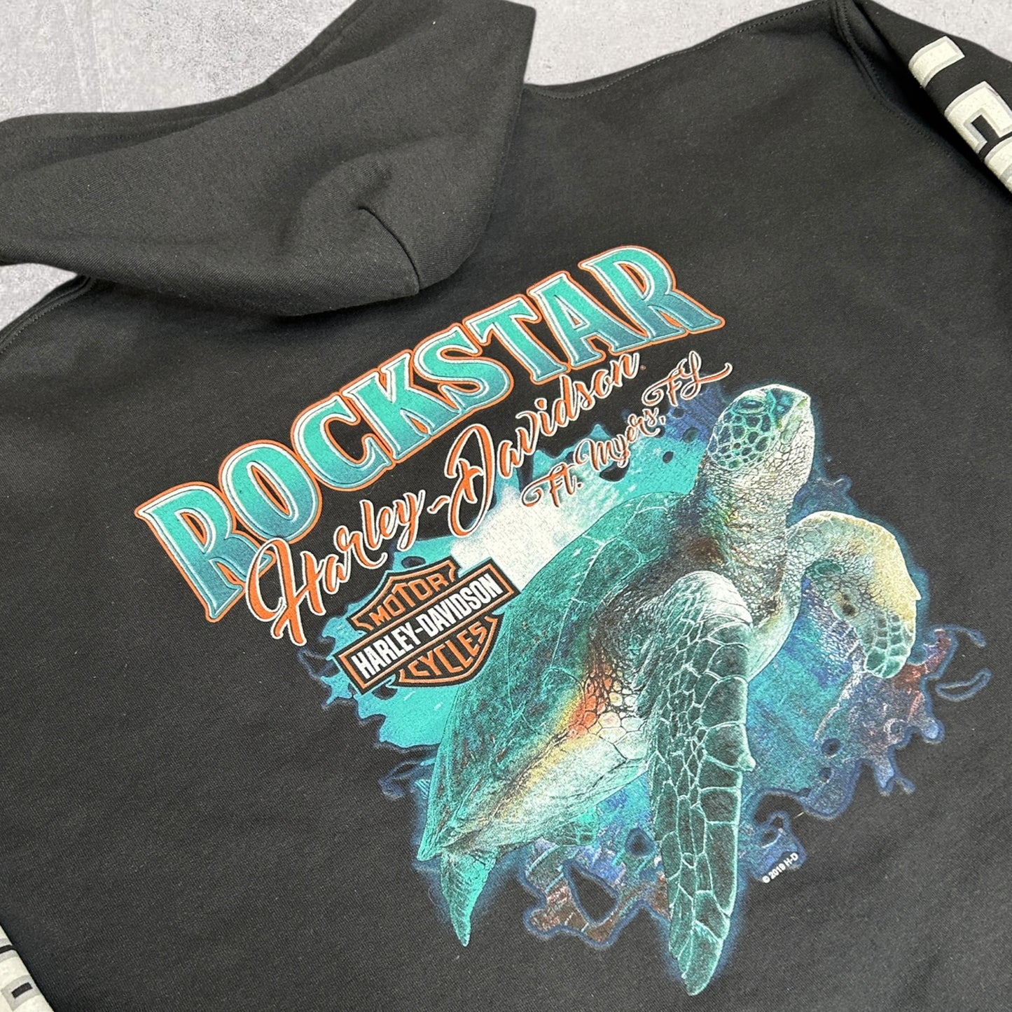 Harley Davidson Rockstar Vetoketju Huppari (2XL)