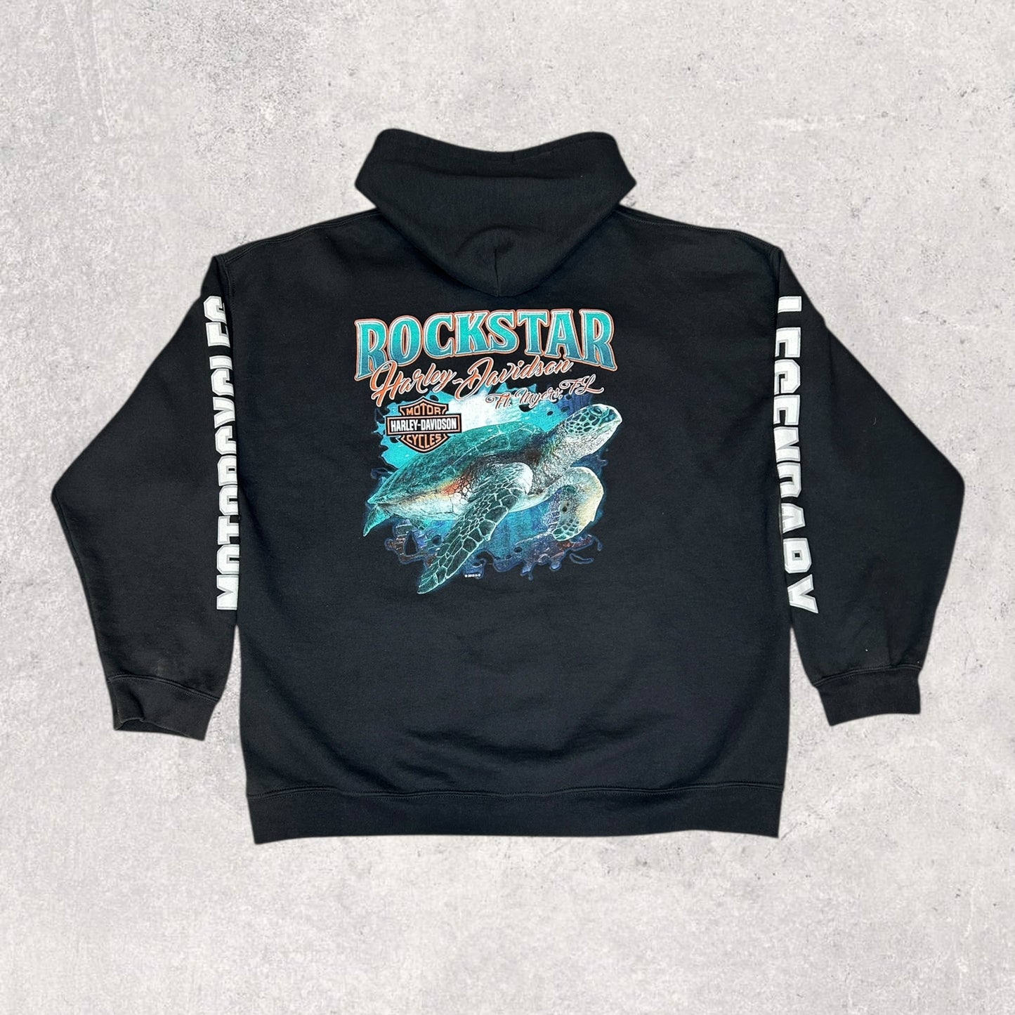 Harley Davidson Rockstar Vetoketju Huppari (2XL)