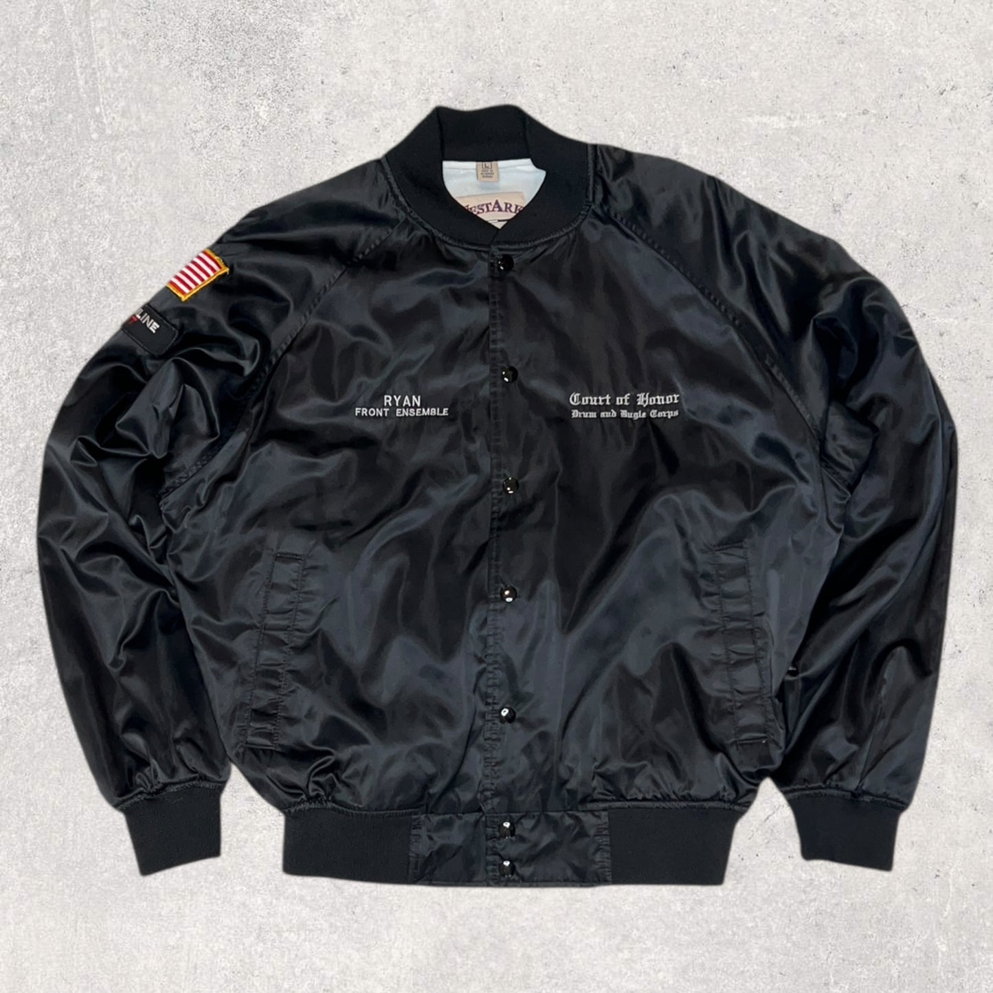 Vintage Court Of Honor Satin Jacket (L)