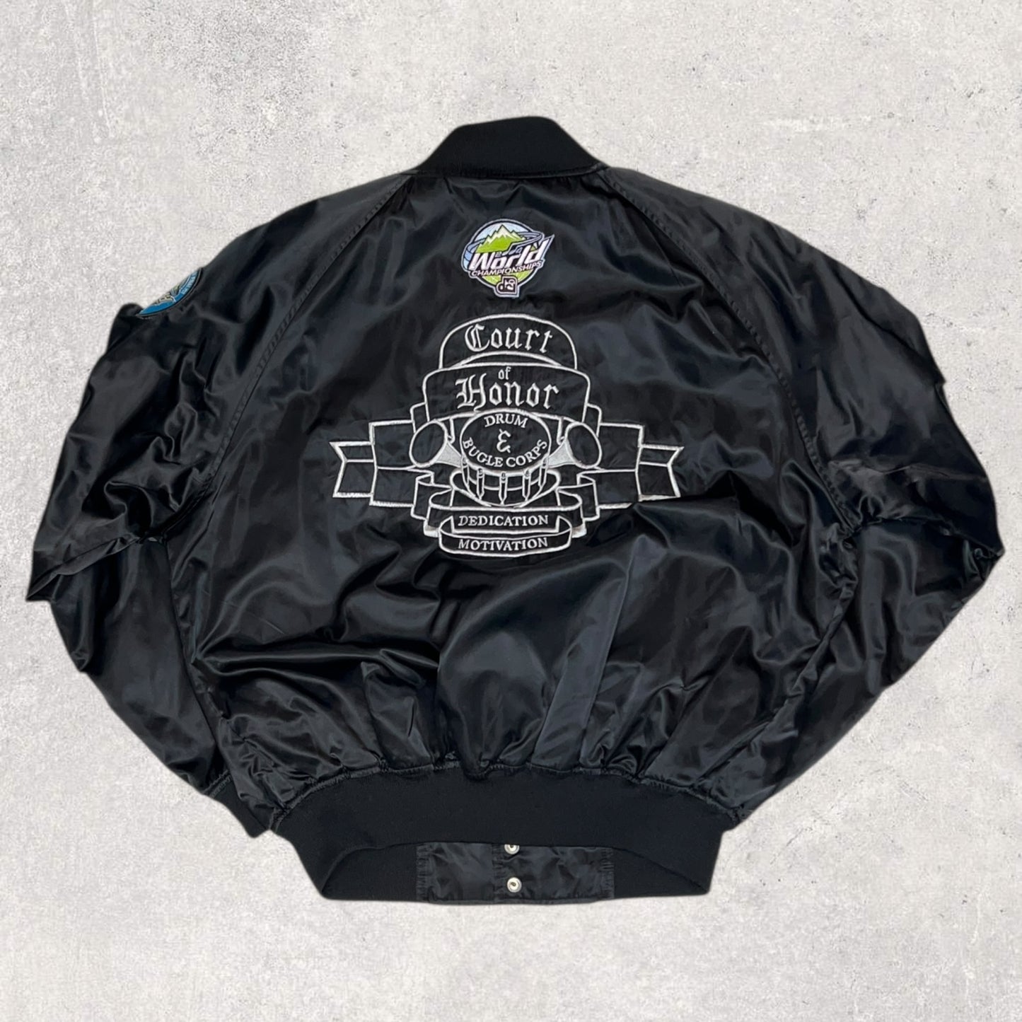Vintage Court Of Honor Satin Jacket (L)