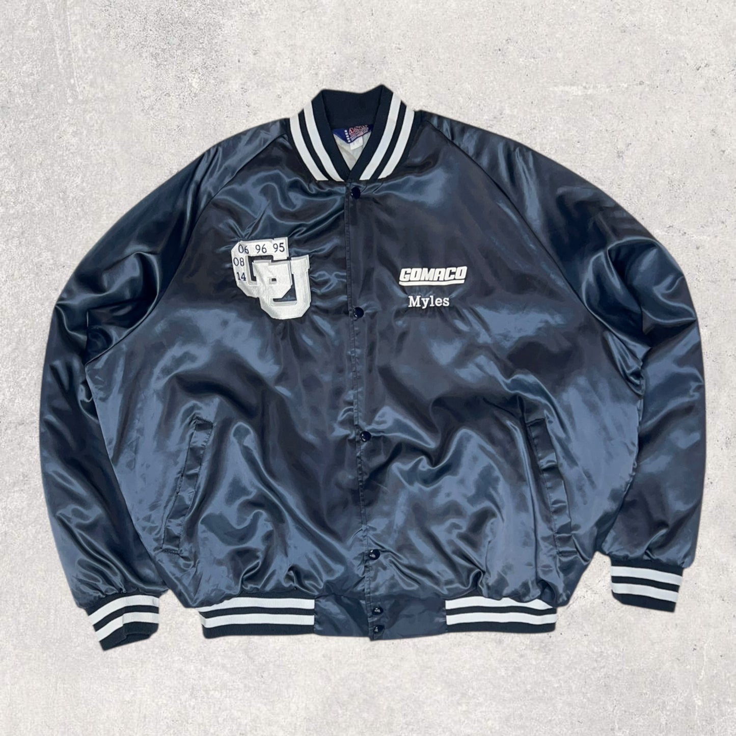 Vintage Comaco Satin Jacket (2 XL)