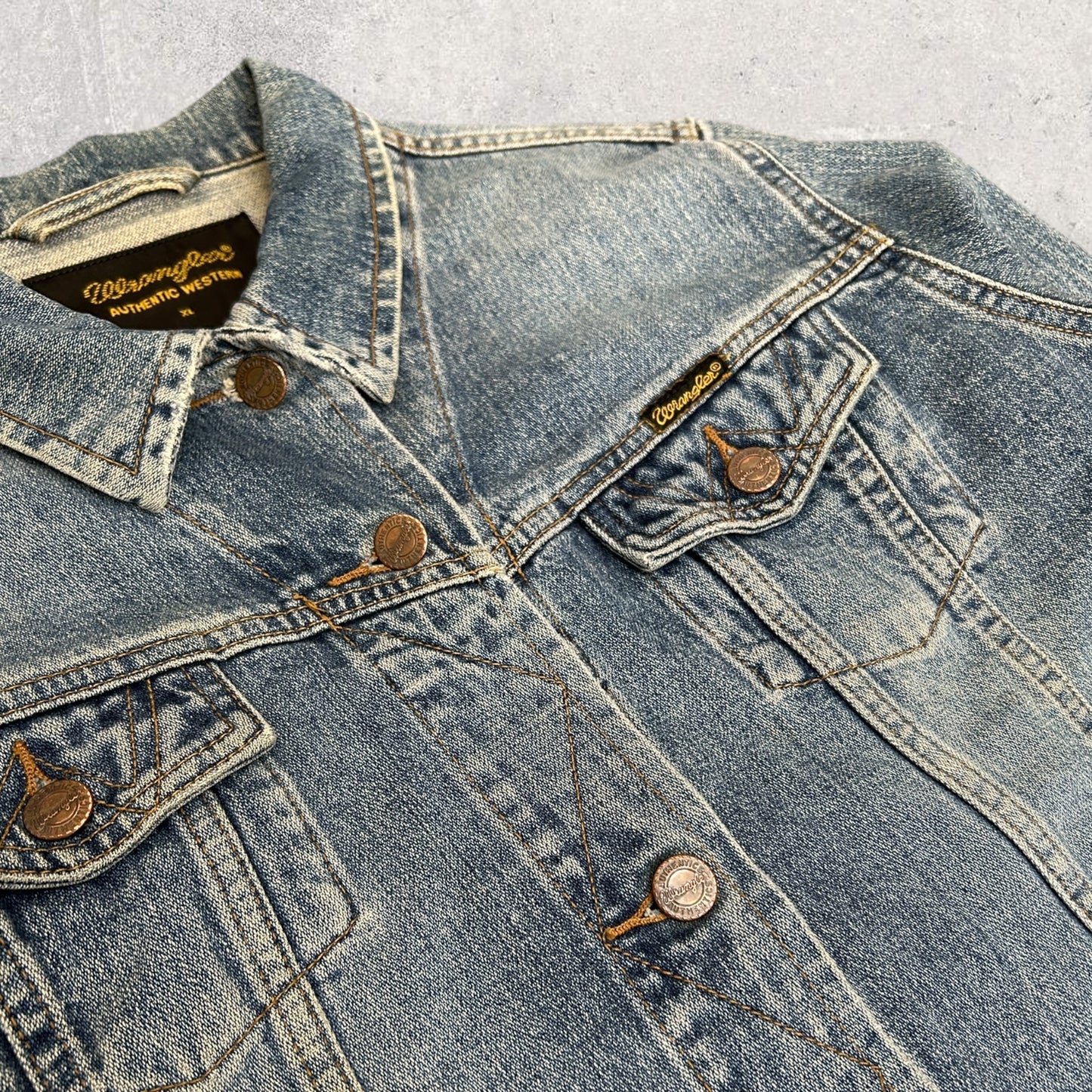 Wrangler Western Vintage Farkkutakki (Ladies L)