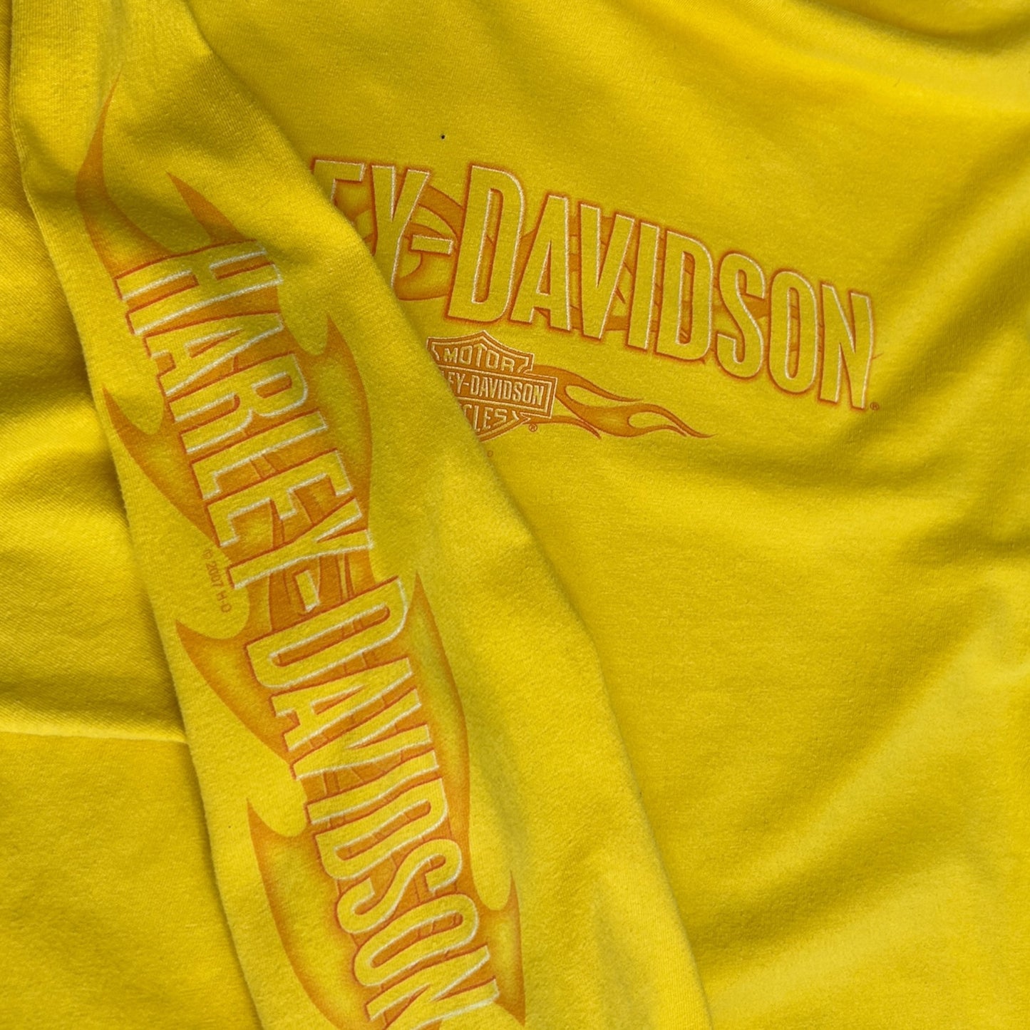 Harley Davidson Burlington, Iowa 2007s. Pitkähihainen T-Paita (2XL)