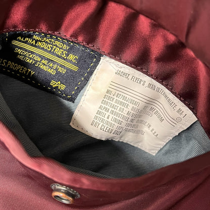 Alpha Industries MA1  Bombertakki (M)