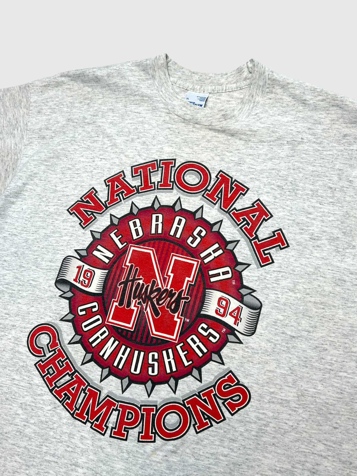 Nebraska Cornhuskers 1994 National Champions Salem T-paita (XL)