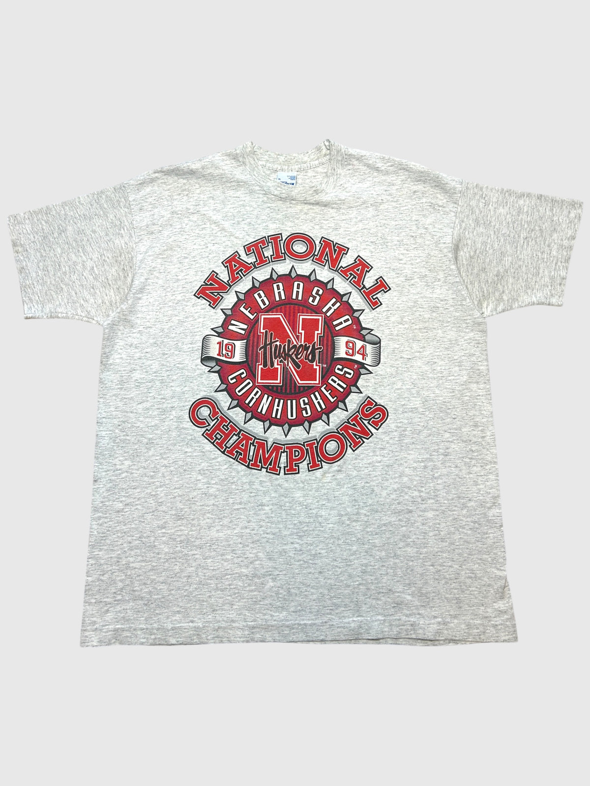 Nebraska Cornhuskers 1994 National Champions Salem T-paita (XL)