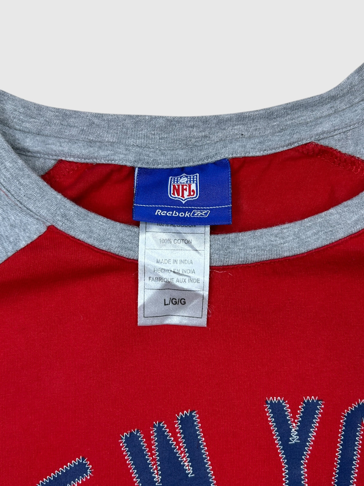 New York Giants 00s. NFL Reebok Pitkähihainen paita (L)