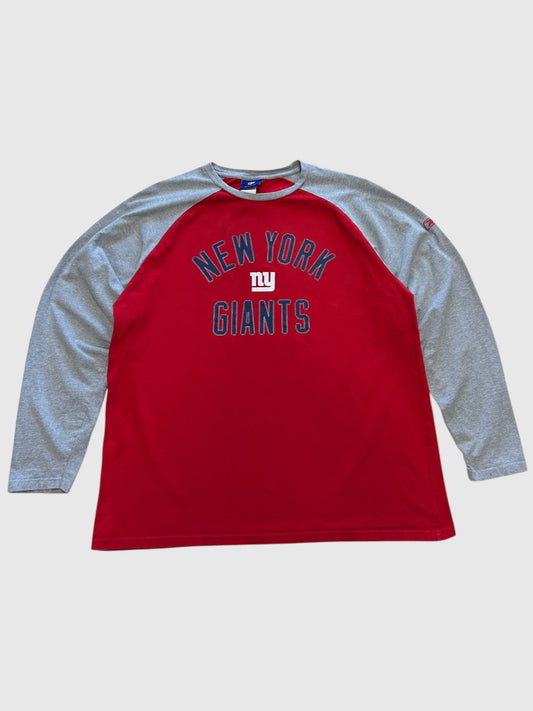 New York Giants 00s. NFL Reebok Long-Sleeve Shirt (L)