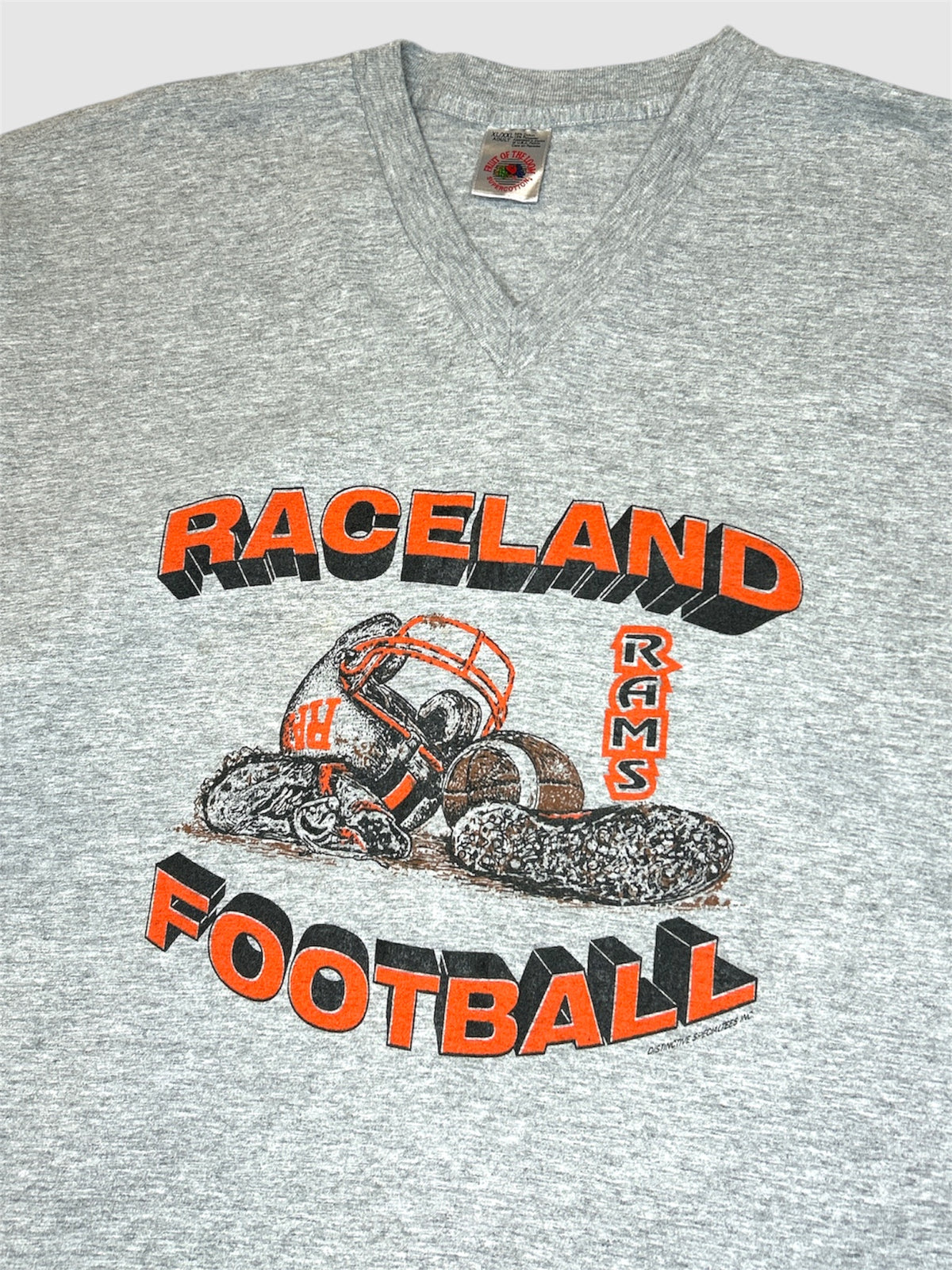 Raceland Rams 2000s. Fruit Of The Loom T-paita (XXL)