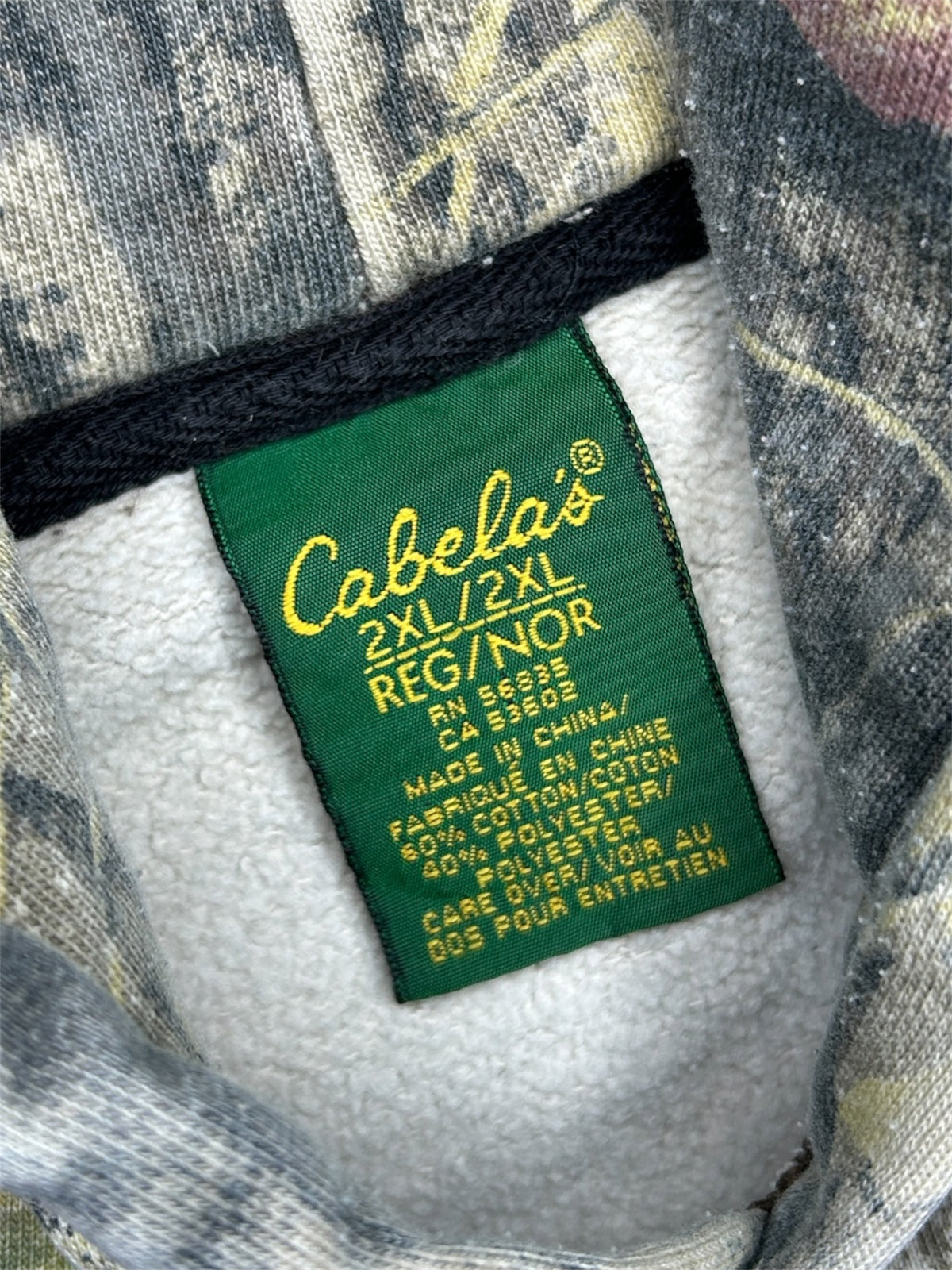 Cabellas Mossy Oak 00s. Huppari (2XL)