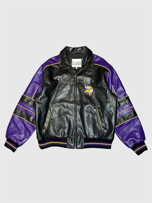 Minnesota Vikings 00s. Vintage  Nahkatakki (XL)