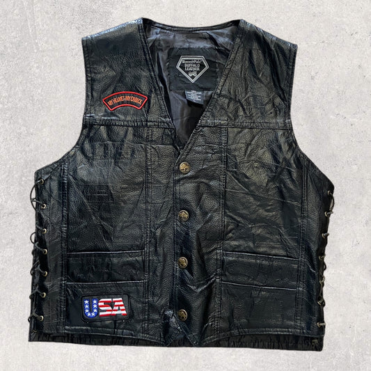 Buffalo Leather Leather vest (L)