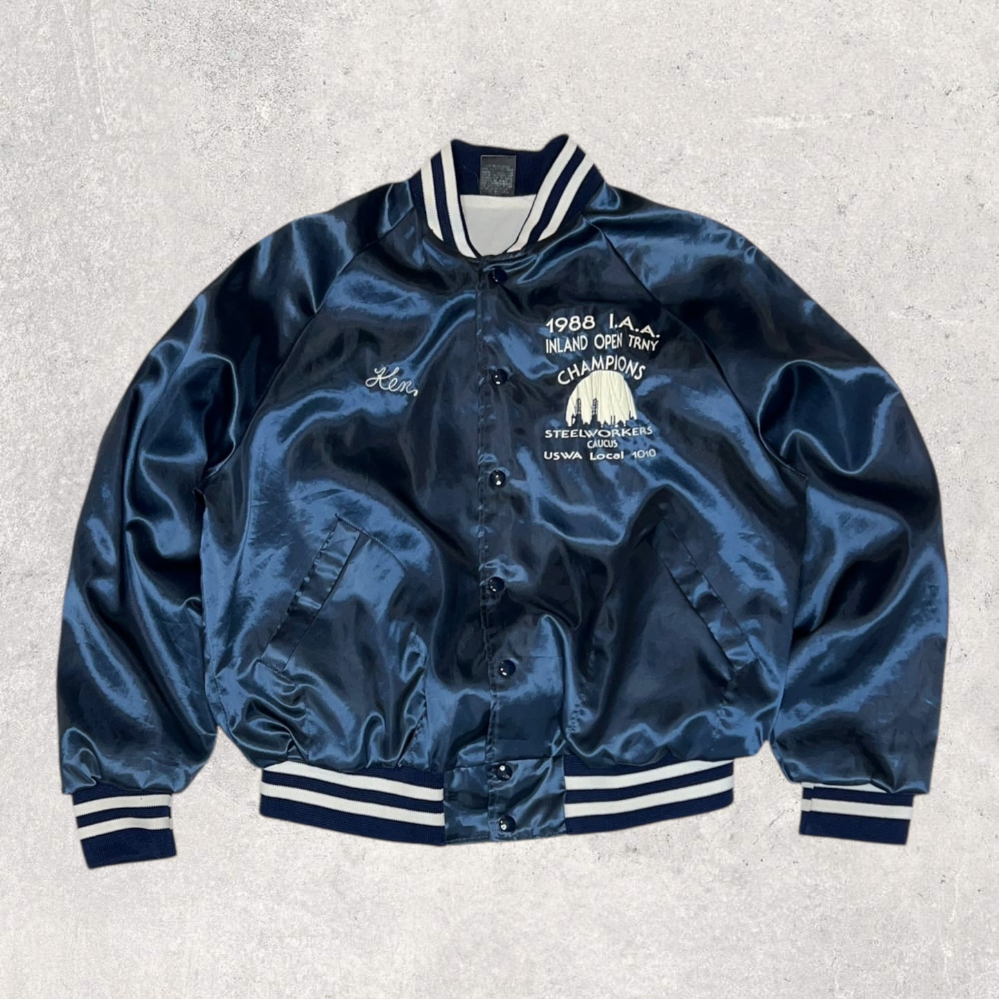 Vintage 1988 I.A.ASatiini takki  (M)