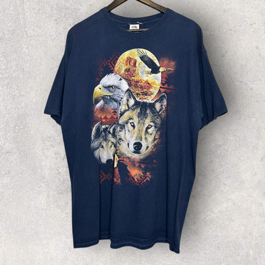 Kotka ja Sudet Vintage T-Paita (XL)