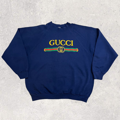 Vintage Gucci kopio College 90s. (XXL)