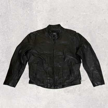 River Road Biker Leather Jacket (M/L)