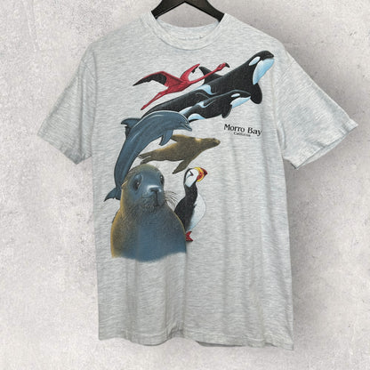 Morro Bay California Vintage 90s T-Paita (M)