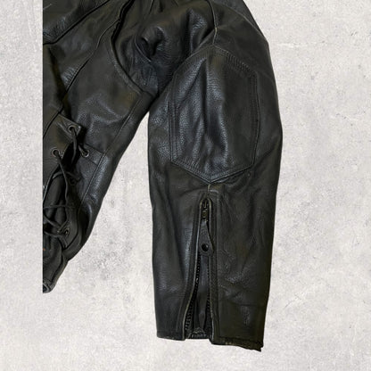 River Road Biker Leather Jacket (M/L)