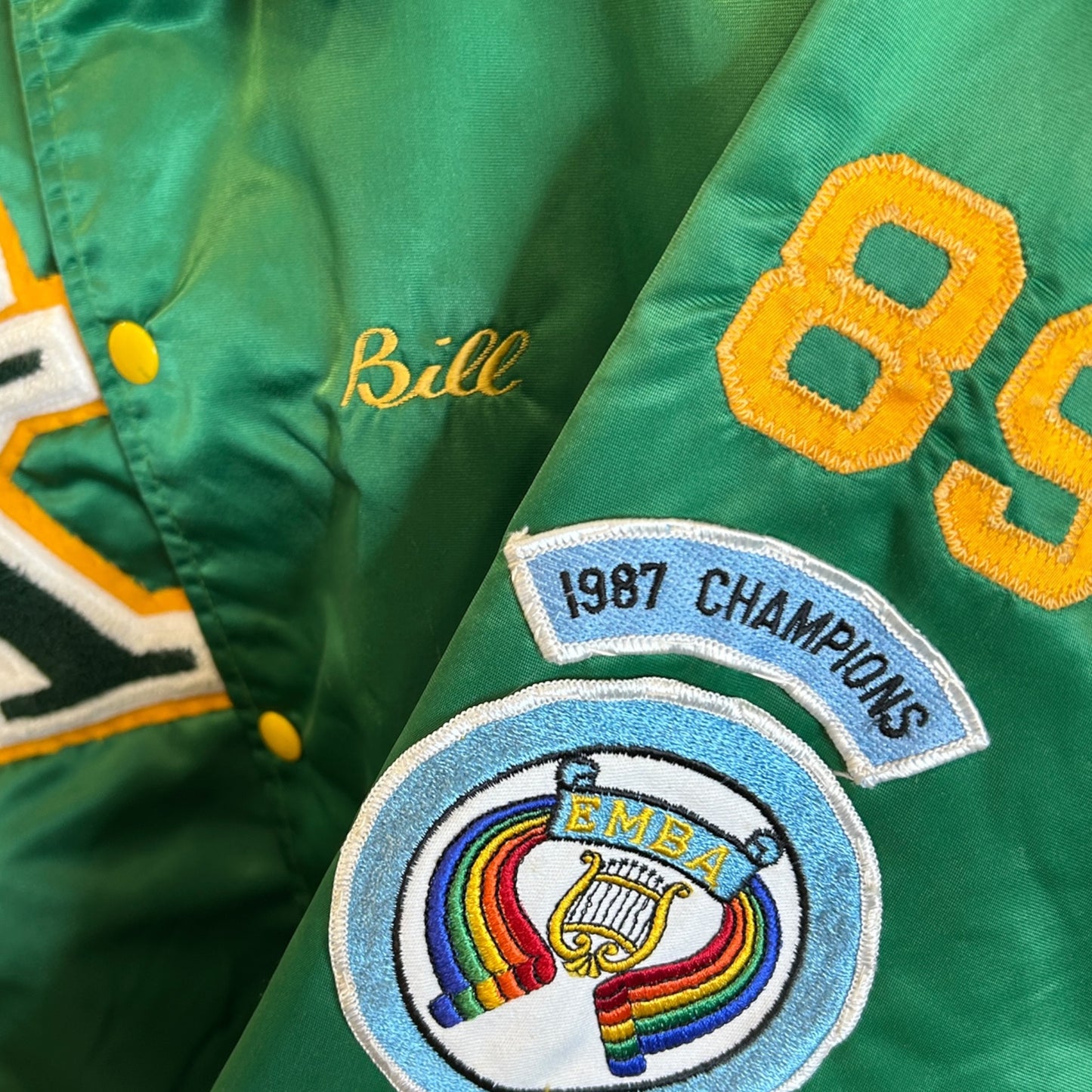 Vintage Morris Knolls 1989 Satin Jacket (S)
