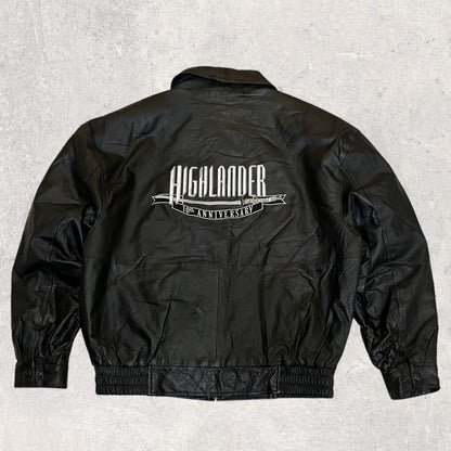 Vintage Highlander 10th Anniversary 90s. Leather jacket (M)