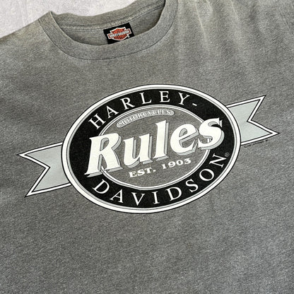 Harley Davidson Rules 1991s. T-Paita (XL)