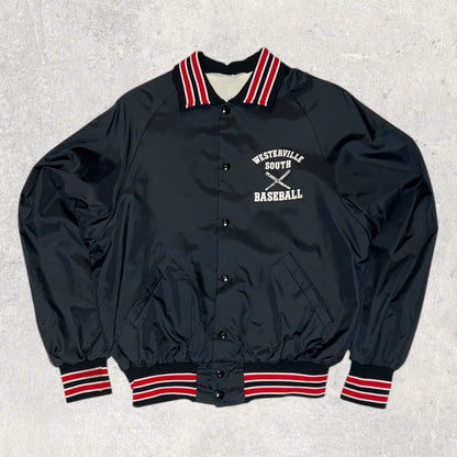 Vintage Westerville South Baseball Satin Jacket (M)