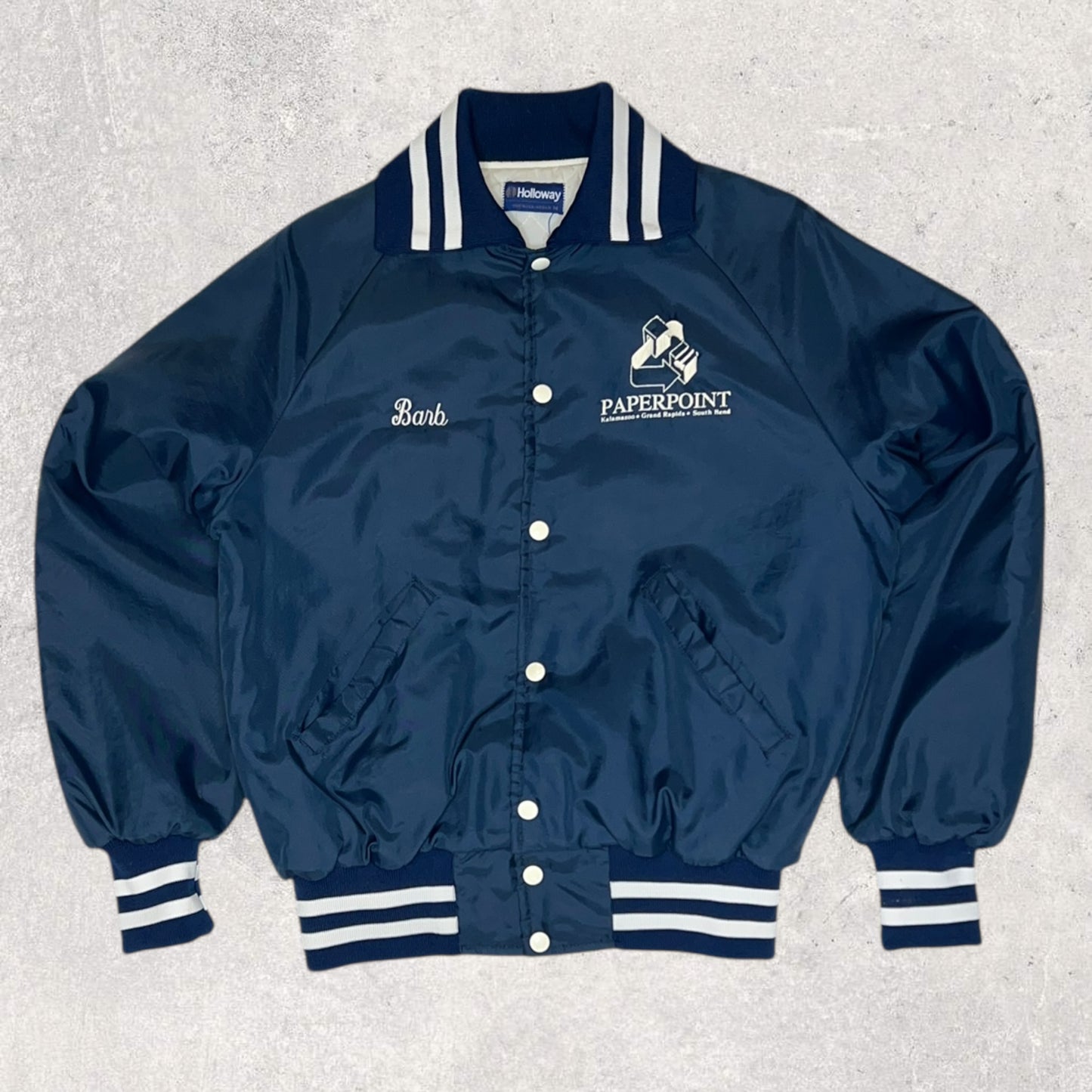 Vintage Paperpoint Satin Jacket (M)