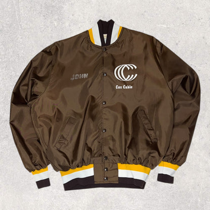 Vintage Van's Cox Cable Satin Jacket (XL)