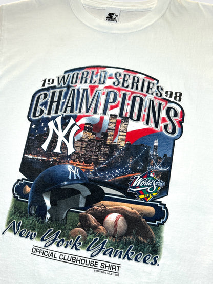 New York Yankees 1998 MLB World Series Champions Starter T-paita (XL)
