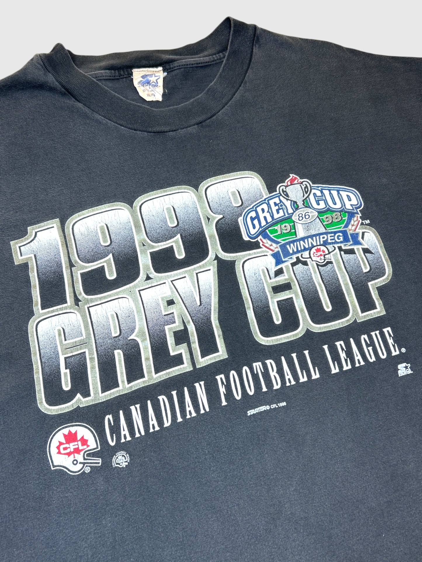 Vinnipeg Grey Cup CFL Starter 1998 T-paita (XL)