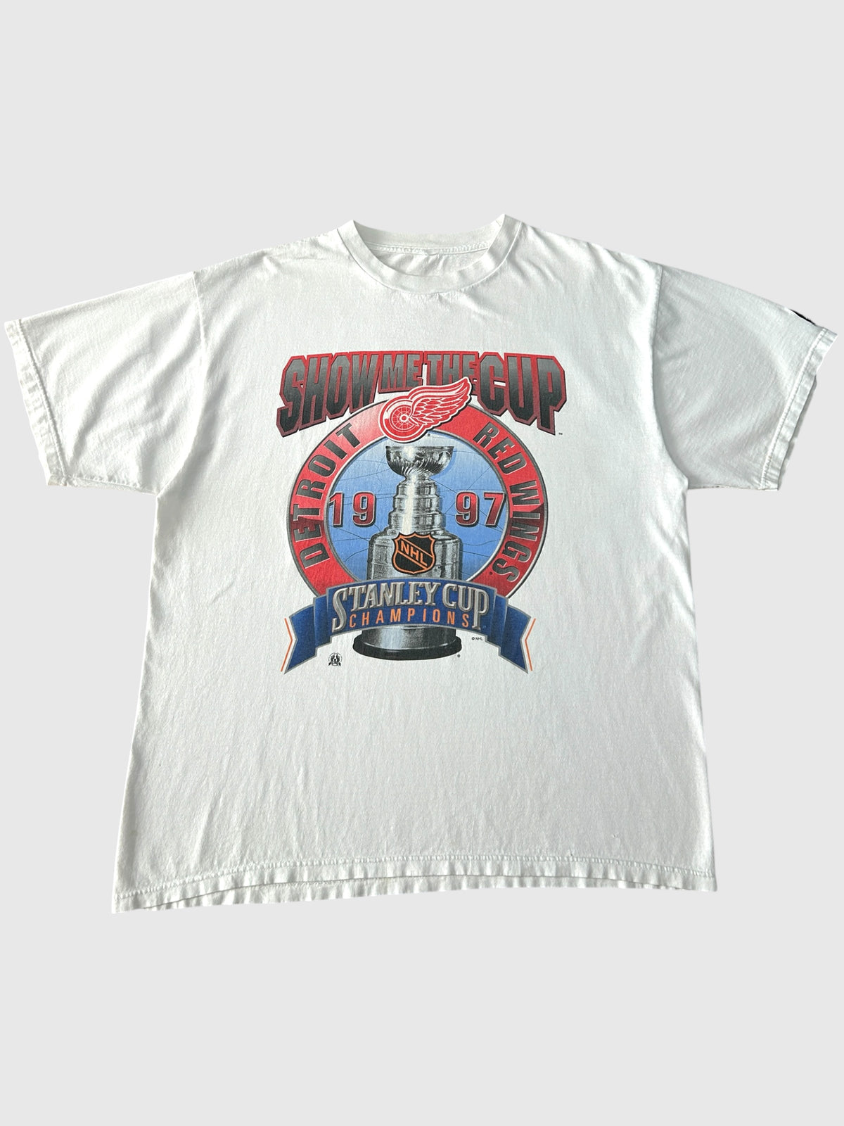 Detroit Red Wings 1997 Stanley Cup Starter T-paita (XL)