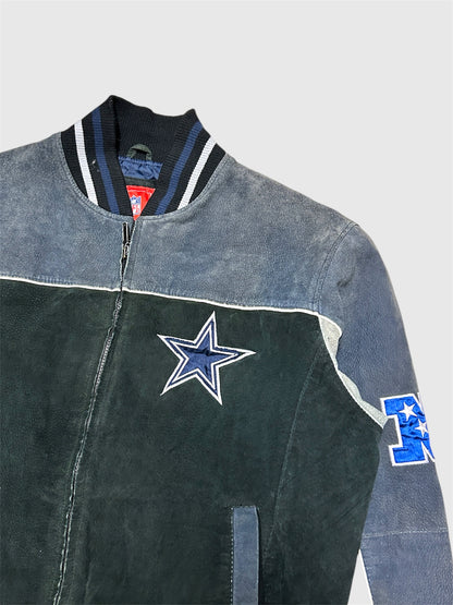 Dallas Cowboys 00s. NFL Mokka leather jacket (L)