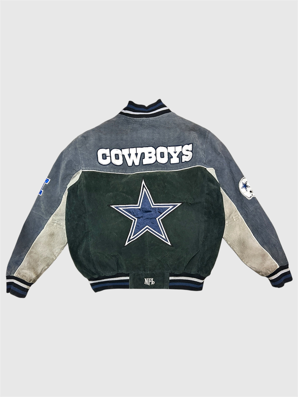 Dallas Cowboys 00s. NFL Mokka leather jacket (L)