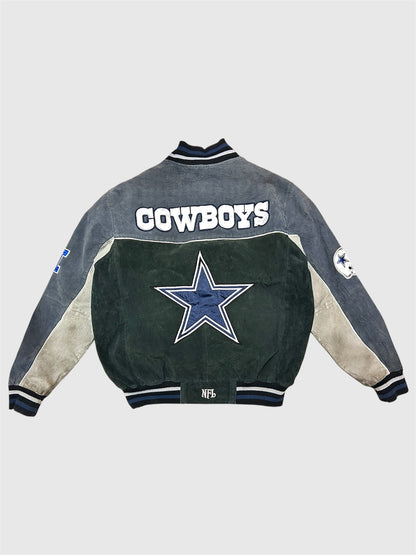 Dallas Cowboys 00s. NFL Mokka leather jacket (L)