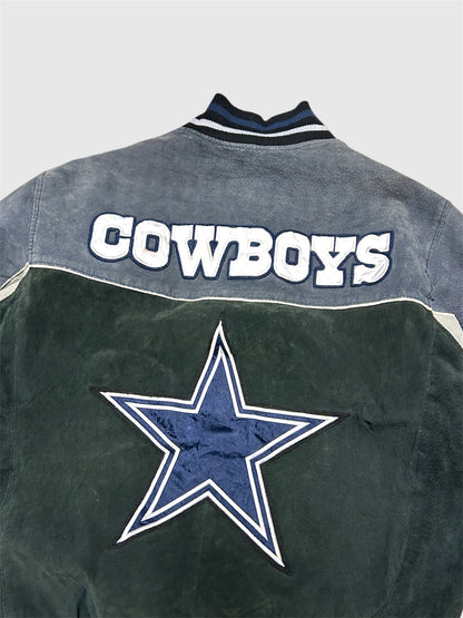 Dallas Cowboys 00s. NFL Mokka leather jacket (L)
